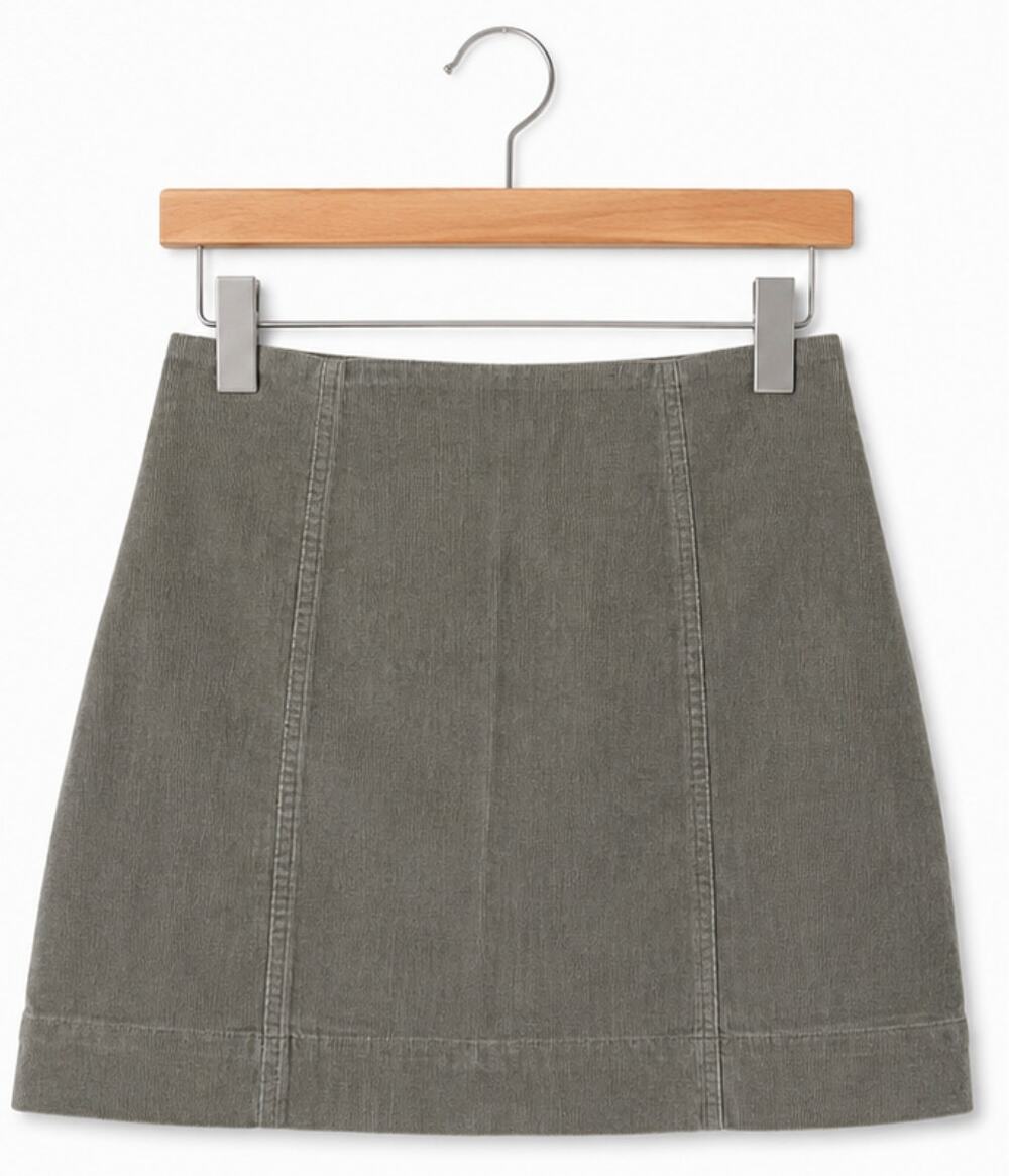 NWT Laude the Label Classic Corduroy Mini Skirt Size S